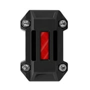 AMLESO Engine Protection Decorative Block Reflective Motorbikes Engine Crash Guard Motorcycle Motor Protection Reflective Replace Parts Red